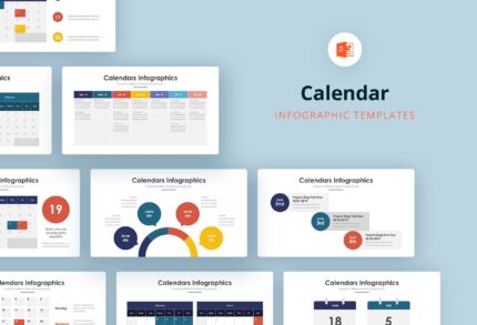 Calendar Infographics - PowerPoint Slide Template