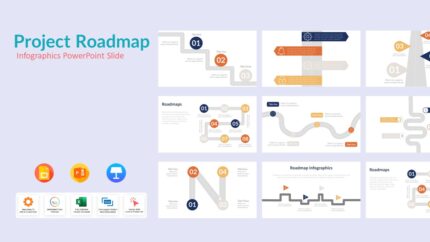 Project Roadmap Infographics - PowerPoint Slides